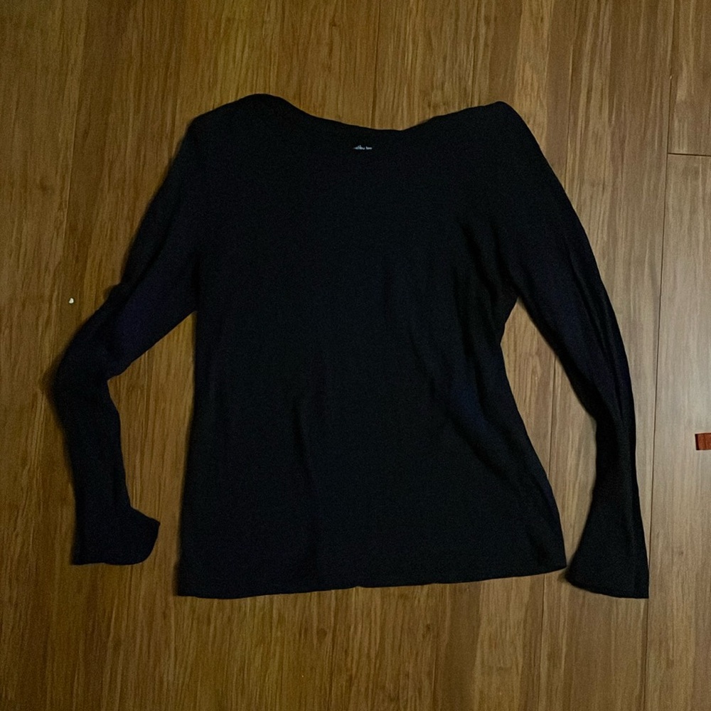 Navy Banana Republic Long Sleeve Shirt